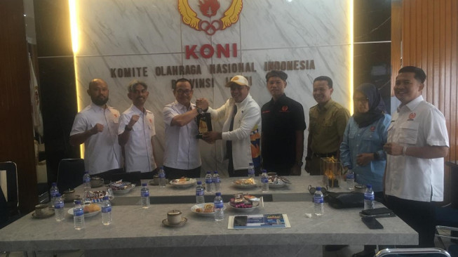 Bidik PON 2032, KONI Lampung Minta Dukungan KONI Jambi